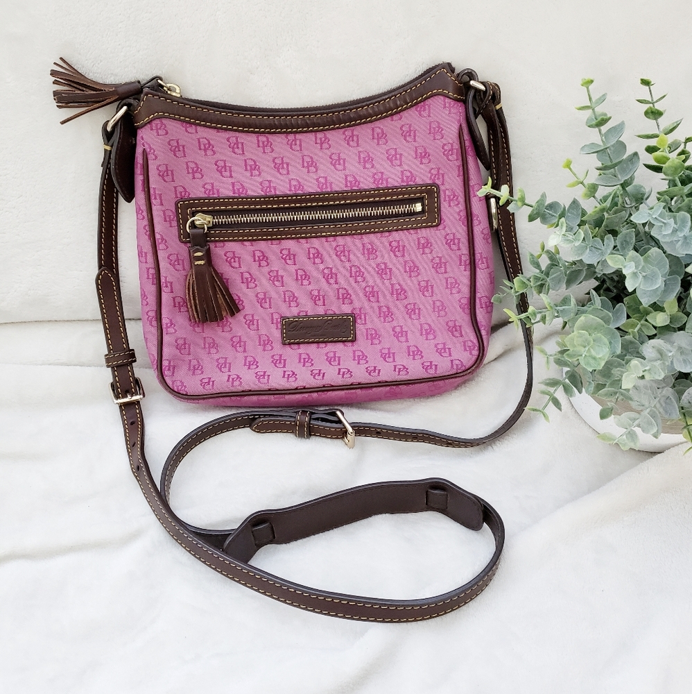 Dooney & Bourke Monogram Pink Crossbody Bag